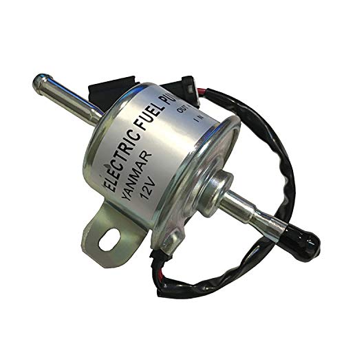 AM876266 Bomba de combustible AM876207 con enchufe negro 12 V para John Deere 332 430 655 755 756 790 855 856 990 1023E 1025R 1026R 2027R 2030A 20303030 2R Yanmar 4 TNV88 4TNV94 4TNV98