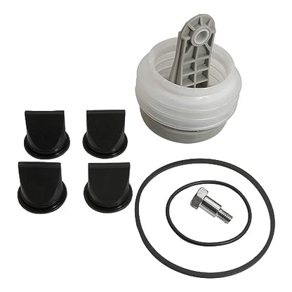 385230980 Kit de fuelle de bomba y 4 unidades 385310076 Kit de válvula de pico de pato de 1-1/2 pulgadas y 385310151 Kit de junta tórica compatible con Dometic S, T, J, VHT y VG series Kit de bomba de aspiradora