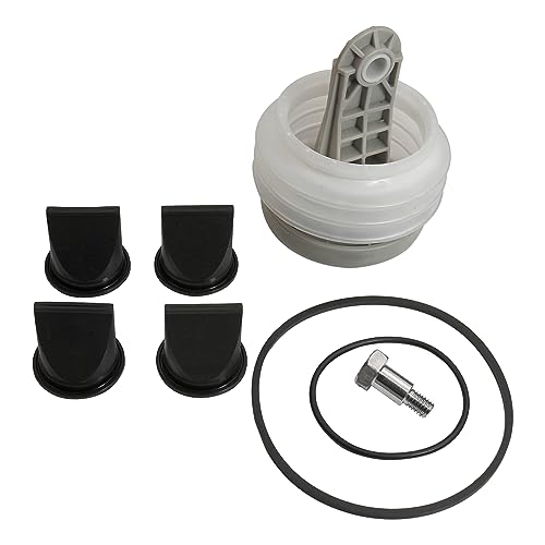 385230980 Kit de fuelle de bomba y 4 unidades 385310076 Kit de válvula de pico de pato de 1-1/2 pulgadas y 385310151 Kit de junta tórica compatible con Dometic S, T, J, VHT y VG series Kit de bomba de aspiradora