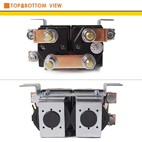 Contactor de inversión estilo SW202 para Albright Electric, 48V DC 400A, solenoide de contacto de carrito de golf resistente