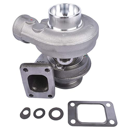 Flynsu S1B-032 4024T Engine Turbocharger RE518228 Replacement for John Deere 4WD Part# RE518226, RE521157