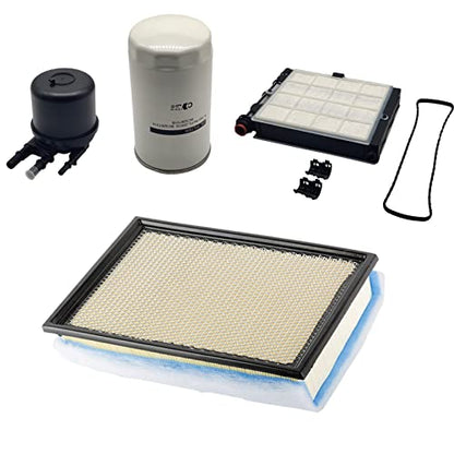 Kit de cambio de filtro FA2031 Filtro de aire del motor, filtro de combustible FD4625AA, filtro de aceite FL2051S