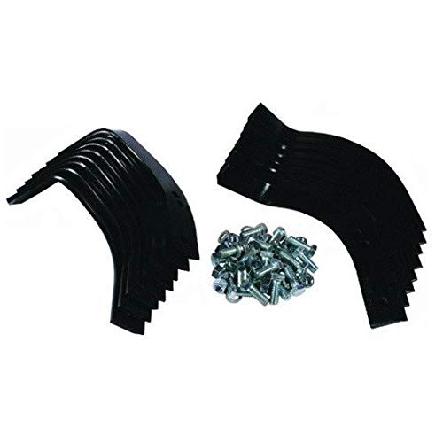 New Aftermarket Tiller - Juego de dientes de 16 piezas con herrajes para troy-Bilt Horse/Pony