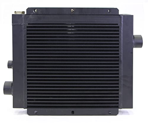 Ventilador de aceite hidráulico móvil y cubierta modelo DC-20 (12 voltios w/OC-63) con o sin válvula de derivación (sin derivación)