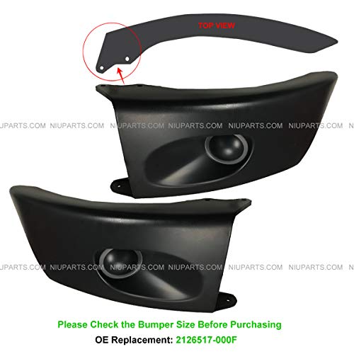 Parachoques de plástico gris oscuro – lado del conductor y del pasajero (Ajuste: 2002 – 2016 Freightliner M2 106 112 Bussiness Class)