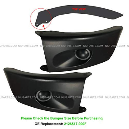 Parachoques de plástico gris oscuro – lado del conductor y del pasajero (Ajuste: 2002 – 2016 Freightliner M2 106 112 Bussiness Class)