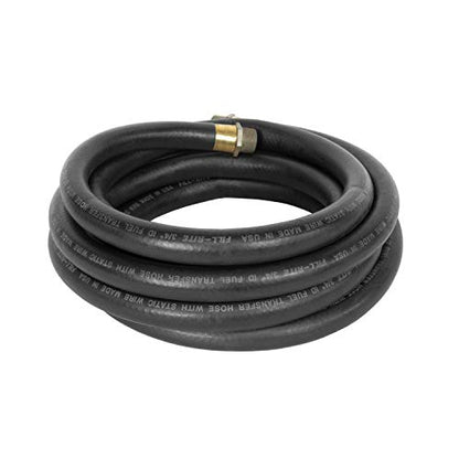 Fill-Rite FR1220HDSFQ Bomba de transferencia de combustible de 12 V 20 GPM (boquilla automática, manguera de descarga, giratoria, filtro de partículas, cabezal de filtro, tubo de succión)