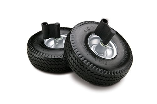 Allegro Industries 9401‐29 Ruedas grandes a prueba de pinchazos, elevador magnético de tapa, negro, 10 pulgadas