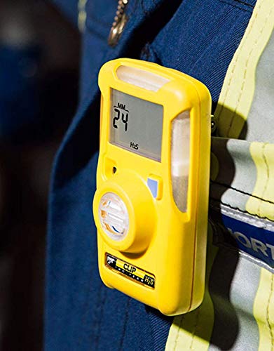 BW Technologies BWC2-M BW Clip Single Gas CO Monitor, 35/200, Amarillo, Estándar