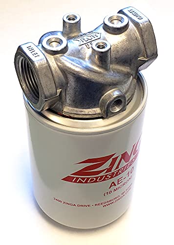 Conjunto de filtro Zinga - Carcasa NPT de 1'' con filtro de 10 micrones