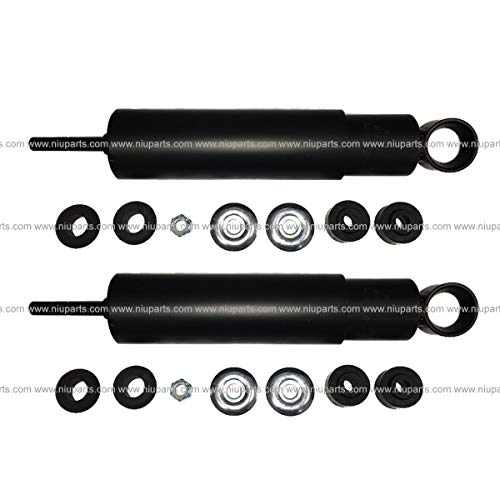 2 unidades de amortiguador resistente con casquillo (compatible con: internacional, Kenworth, Peterbilt 3xx, Mack, Volvo y otros camiones) (sustituye a 85311).