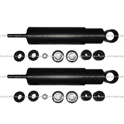 2 unidades de amortiguador resistente con casquillo (compatible con: internacional, Kenworth, Peterbilt 3xx, Mack, Volvo y otros camiones) (sustituye a 85311).