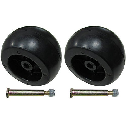 (2) 753-04856A Ruedas de cubierta con pernos para MTD Compatible con Cub Cadet RZT-50 LT1050 LT1046 LT1042