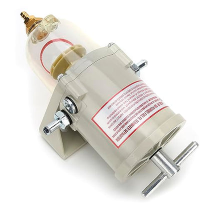 Separador de agua para Diesel del coche, ensamblaje del separador de agua del filtro de combustible para Diesel del motor con junta de tornillo 500FG