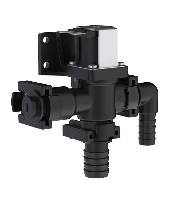 Seaflo Cabezal de baño eléctrico de lujo de 12 V para agua dulce