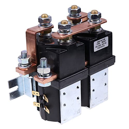 Solarhome Nuevo contactor de inversión de solenoide SW202 compatible con Albright Electric 24V 400A Albright 72V 80V bobina 400A Contactor de inversión Carrito de golf Manipulación de materiales de vehículos eléctricos