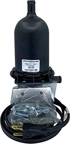 Thunder Parts HOTSTART TPS101GT10-000 - Precalentador de refrigerante del motor | 1000 vatios 120V 8.4A