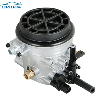Carcasa de filtro de combustible para Ford 7.3L Powerstroke Diesel para Ford F-250 E-350 Super Duty E-350 E-450 E-550 Excursion 1999-2003, carcasa de filtro separador de agua FG1057 F81Z-9155-AC F81A-9155-AA
