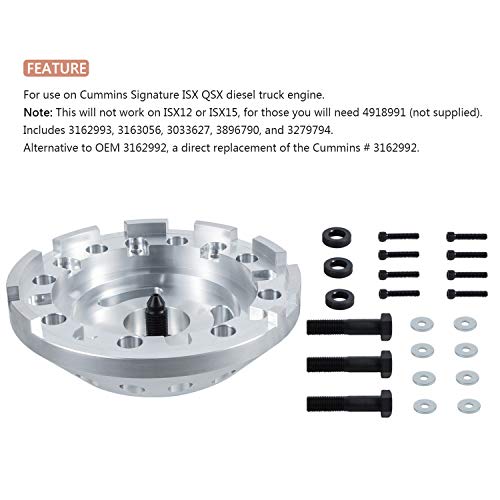 3162992 Herramienta de extracción e instalación de sello del cigüeñal delantero para Cummins Diesel ISX y QSX alternativa a OEM 3162992