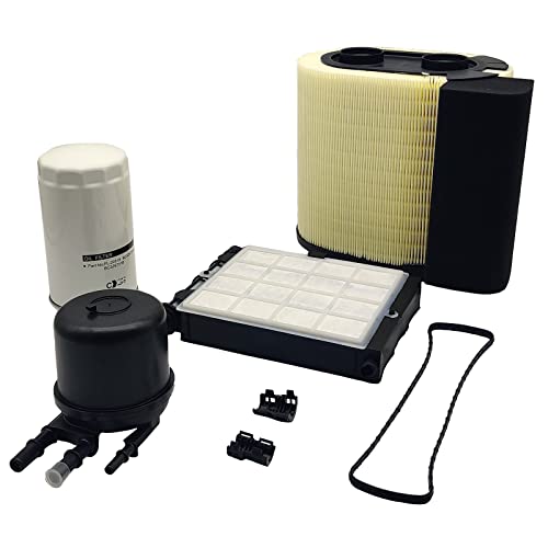 Kit de filtro de combustible FD4625AA, filtro de aire del motor FA1927, filtro de aceite FL2051S. Kit de filtro de combustible de aire de aceite compatible con 6.7L Powerstroke Diesel 2017-2019 F250 F350 F450 F550