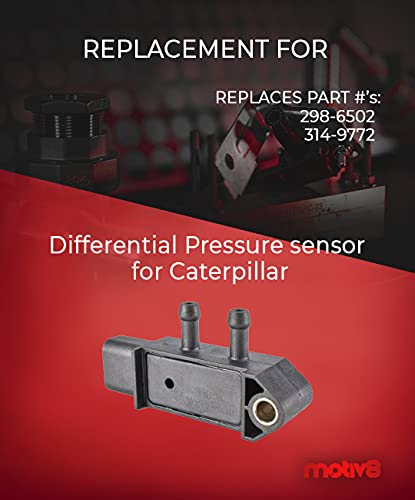 Sensor de presión diferencial HD para Caterpillar | Sensor GP-PR | Reemplaza: CAT 298-6502, 314-9772