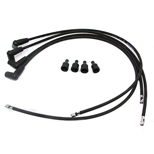 Juego de cables de bujía de acero inoxidable personalizado para tractor Ford, 4 cilindros 8N 9N 2N