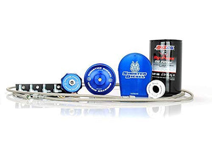 SD-EOF-6.4 Diesel - Sistema de filtro de aceite externo (08-10 Ford 6.4L)