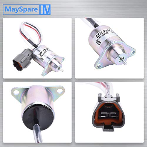 Solenoide de apagado de combustible M810324 Yanmar 119233-77932 Synchro Woodward 1503ES-12S5SUC12S John Deere 4200 4300 4400 4500 4600 4700 12VDC
