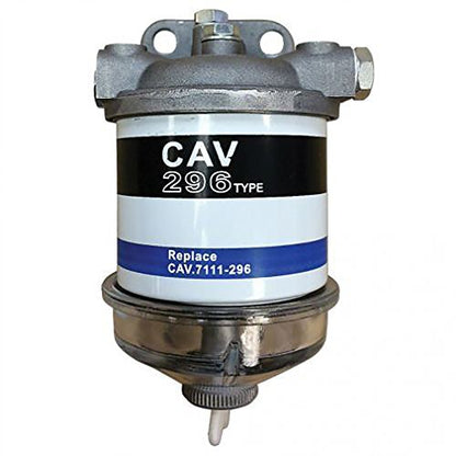 C5NN9165C - Nuevo conjunto de filtro de combustible individual con cuenco de vidrio estilo CAV para Massey Ferguson 302 31 3165 410 50A
