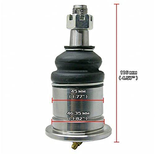 Kit de par de juntas esféricas superiores engrasables extendidas de 0.984 in compatible con Toyota Land Cruiser 100 Land Cruiser 200 Land Cruiser Prado