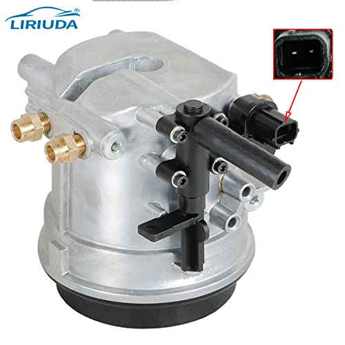 Carcasa de filtro de combustible para Ford 7.3L Powerstroke Diesel para Ford F-250 E-350 Super Duty E-350 E-450 E-550 Excursion 1999-2003, carcasa de filtro separador de agua FG1057 F81Z-9155-AC F81A-9155-AA