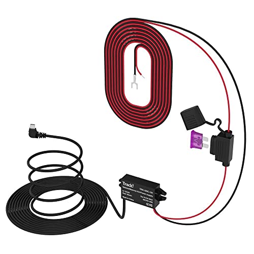 Cable de cableado marino de 12 a 24 V a Micro USB para vehículo y kit de estabilizador de potencia para Tracki GPS Tracki, o para cámara de salpicadero, cámara de salpicadero