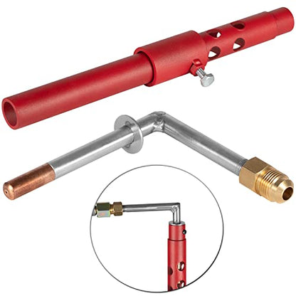 Forja de propano portátil de un solo quemador, forja de gas propano ovalada de gran capacidad, forja de herrería para herrero, cuchillos y herramientas