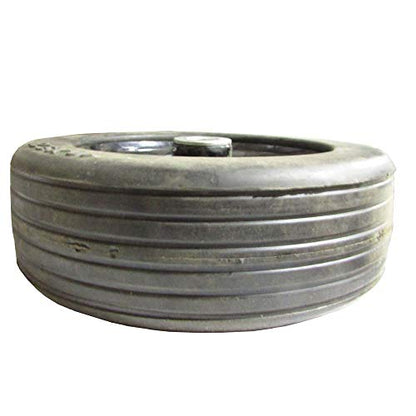 Rueda de cortacésped de 3.25 x 10.0 in para neumáticos moldeados de 0,75 pulgadas.