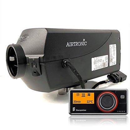 Eberspacher Espar Airtronic S2 D2 L 12V 2.2kW 7500BTU con temporizador EasyStart PRO 7 días diagnóstico de fallas y ajuste automático de altitud con incluye placa de montaje en el suelo GRATIS | ÚLTIMO MODELO