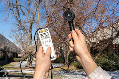 General Tools Medidor digital UVA/UVB | Mide la intensidad UV-A/B (280-400 nm) | Dos rangos, LCD retroiluminado, función de memoria | Monitoreo de seguridad y medio ambiente | El kit incluye trípode y montaje magnético