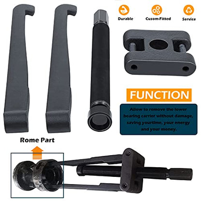 Yoursme Extractor de rodamiento inferior para Yamaha Johnston Evinrude Mercury Honda y Mercruiser