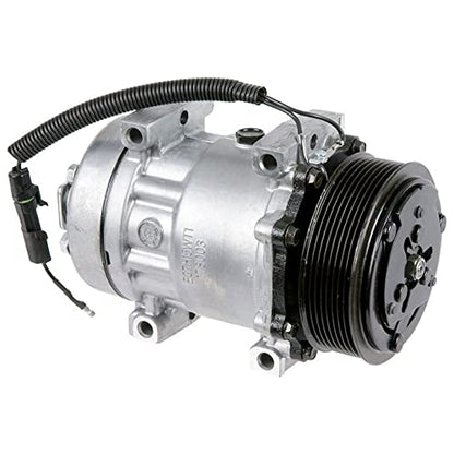 Compresor de CA y 8 ranuras 4.685 in A/C embrague sustituye a Sanden SD7H15 FLX 4420 - 60-02102NA NUEVO