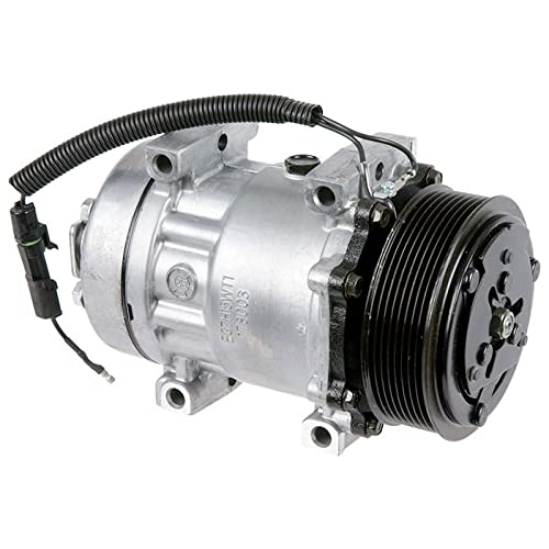 Compresor de CA y 8 ranuras 4.685 in A/C embrague sustituye a Sanden SD7H15 FLX 4420 - 60-02102NA NUEVO
