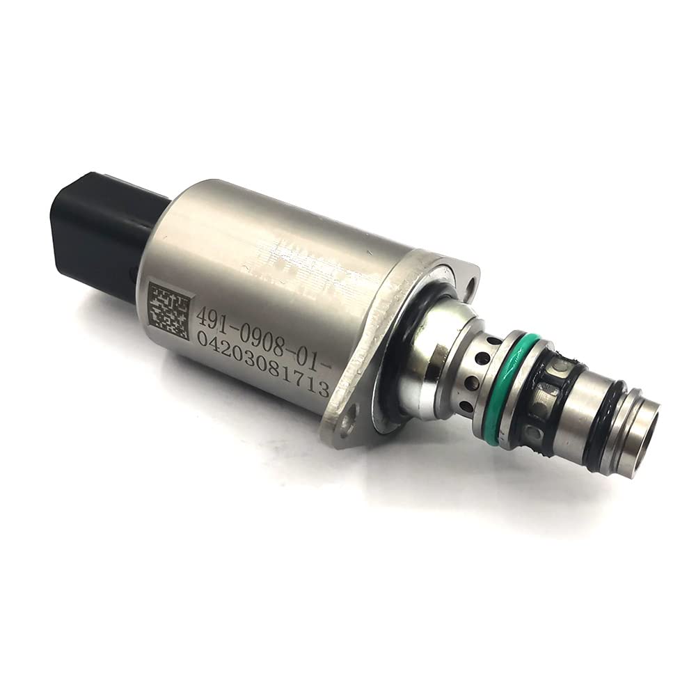 Válvula solenoide de excavadora 491-0908 4910908 Válvula solenoide de ...