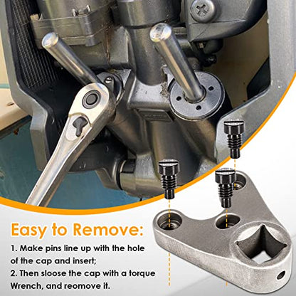 Juego de herramientas de llave de pasador de inclinación para Yamaha Suzuki Johnson Evinrude MT0004 y MT0006 y MT0009