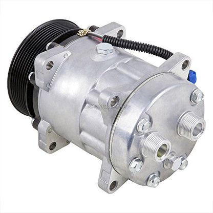60-02147NA - Embrague de aire acondicionado y compresor de CA para Freightliner reemplaza a SK14431 2247692000 ABPN83304563 Sanden SD7H15 4477 4431 4734 12v