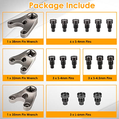 Juego de herramientas de llave de pasador de inclinación fuera de borda (MT0004 y MT0006 y MT0009) para Yamaha Suzuki Johnson Evinrude