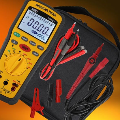 Comprobador digital de resistencia de aislamiento de 600 V CA/CC