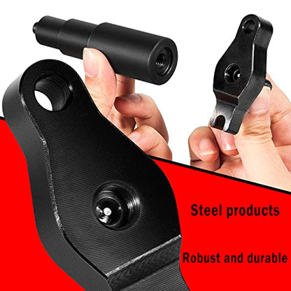 Deecaray Tu-15-26 Adaptador de prueba de compresión diésel para inyector, 3 piezas, negro, compatible con motores Cummins ISB utilizados en Dodge Pick-Ups