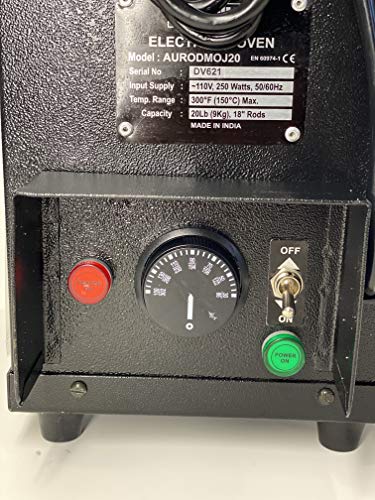 Arc Union Horno de electrodo de soldadura de palo seco de 20 libras, peso ligero, de alta calidad, con control de temperatura, termostato portátil de capacidad de 115 V, ajustable, 80-300 grados