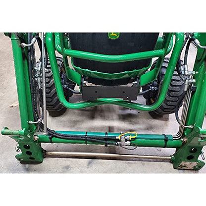 Kit de válvula desviadora eléctrica hidráulica para modelos de tractor John Deere 1023E, 1026R y 1025R con cargadores H120