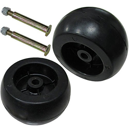 (2) 753-04856A Ruedas de cubierta con pernos para MTD Compatible con Cub Cadet RZT-50 LT1050 LT1046 LT1042