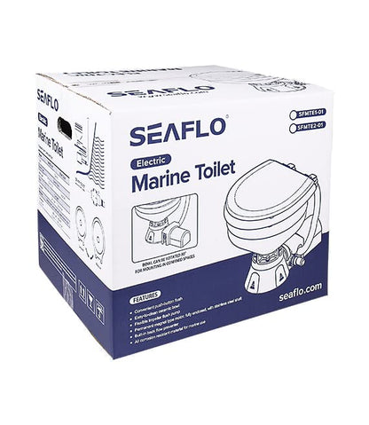 SEAFLO Cabezal de barco eléctrico para inodoro marino de 24 V