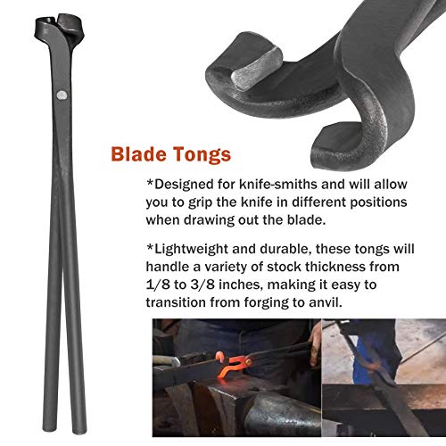 Juego de pinzas para hacer cuchillos ensamblados para hacer cuchillos y herrería (3 piezas)
